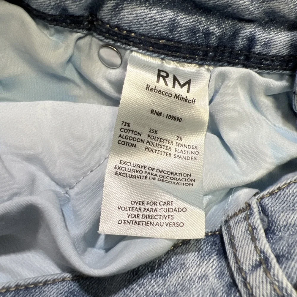 Rebecca Minkoff Crystal Embelished Denim‎ Jeans Sparkle 16W Glam Preppy - Picture 3 of 7